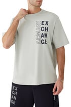 Vertical Logo Print T-Shirt